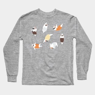 English Bulldog Swimmer Long Sleeve T-Shirt